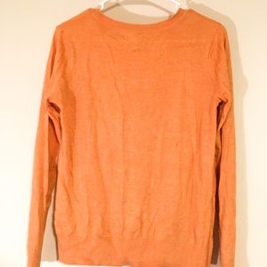 Peach scoop neck sweatshirt. Forever 21. Size M.